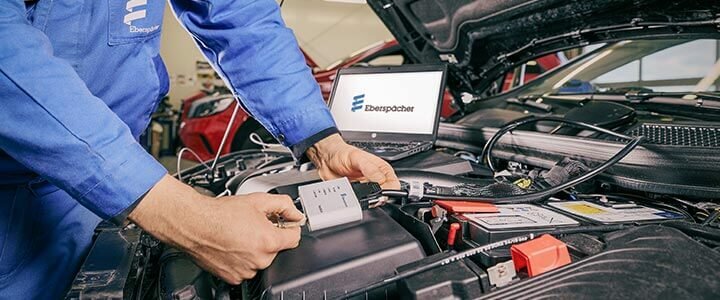 EasyScan for pre-heaters from Eberspächer